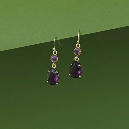 Golden Glossy Stone Drop