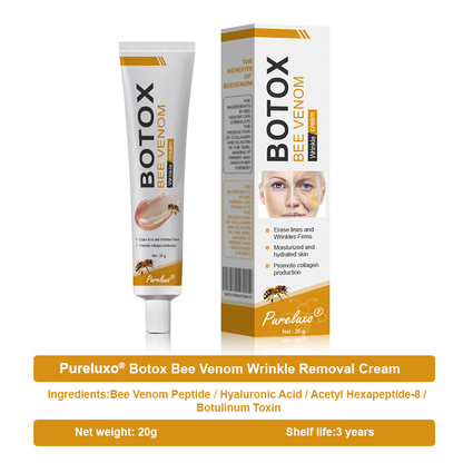 Made and dispatched in the UK✨ Pureluxo® Botox Bee Venom Wrinkle Removal Cream👨‍⚕️Recommended by dermatology experts🥑LAST DAY 80% OFF