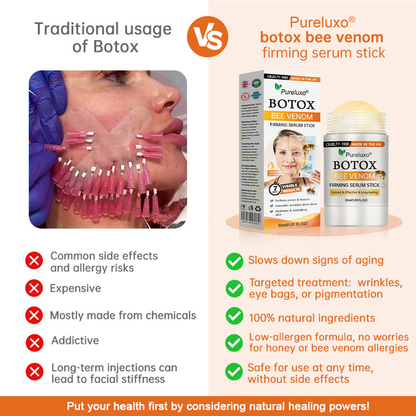 Made and Shipped from UK✨Pureluxo® Botox Bee Venom Firming Serum Stick(🔥LAST DAY 80% OFF) 🛒