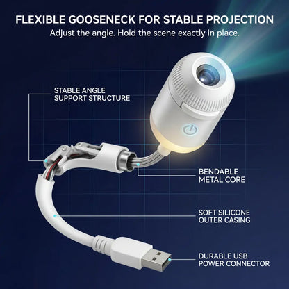 🌌BVJ® 💡5D Mini Star Projector — Dynamic Galaxy Lighting for Bedrooms, Cars & Relaxing Nights