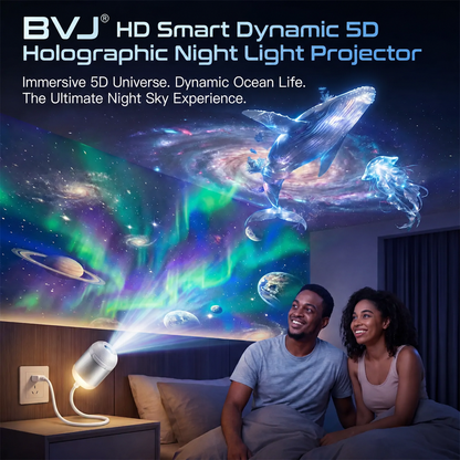🌌BVJ® 💡5D Mini Star Projector — Dynamic Galaxy Lighting for Bedrooms, Cars & Relaxing Nights