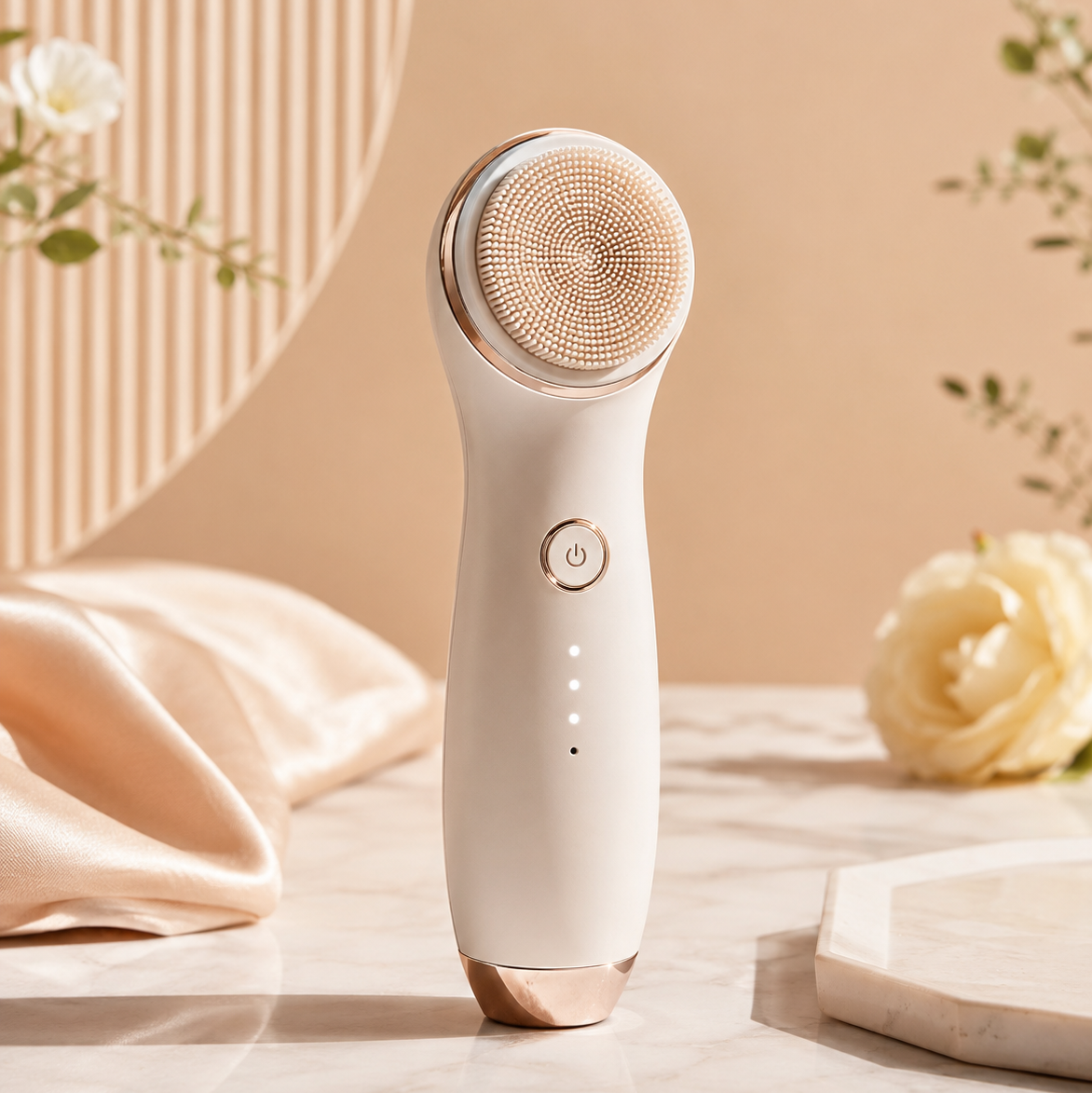 Electric Silicone Facial Cleansing Brush