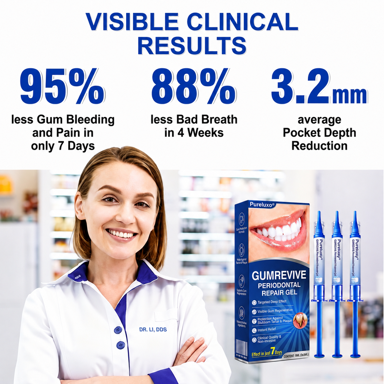 🇬🇧Pureluxo® 🦷  periodontal repair gel 🧑‍⚕️