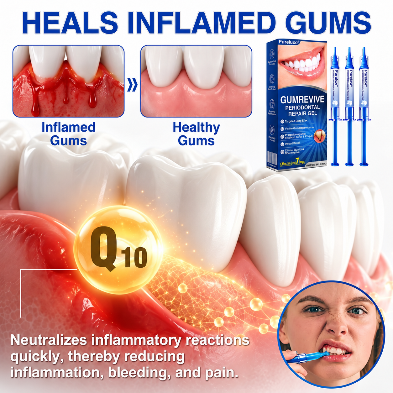 🇬🇧Pureluxo® 🦷  periodontal repair gel 🧑‍⚕️